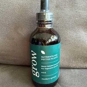 Nutrients for Potted Plants  - Grow 4 Oz New Sealed by Modern Sprouts